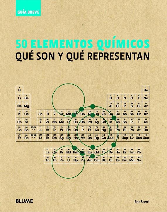 50 ELEMENTOS QUÍMICOS GUIA BREVE | 9788498017243 | SCERRI, ERIC | Galatea Llibres | Librería online de Reus, Tarragona | Comprar libros en catalán y castellano online