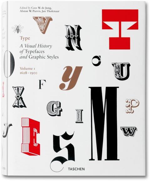 TYPE VOL. 1 A VISUAL HISTORY OF TYPEFACES AND GRAPHIC STYLES | 9783836515160 | JONG, CEES W. DE | Galatea Llibres | Llibreria online de Reus, Tarragona | Comprar llibres en català i castellà online