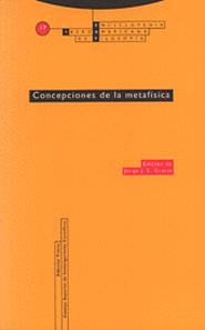 CONCEPCIONES DE LA METAFISICA | 9788481642766 | GRACIA, JORGE J.E. | Galatea Llibres | Librería online de Reus, Tarragona | Comprar libros en catalán y castellano online