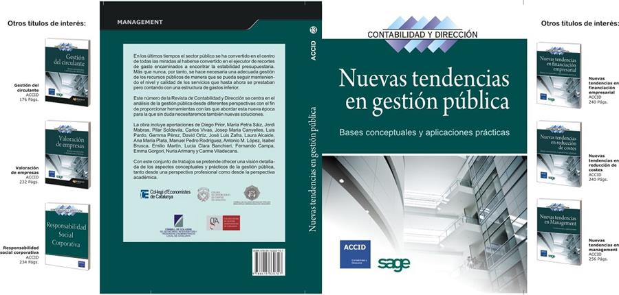 NUEVAS TENDENCIAS EN GESTIÓN PÚBLICA | 9788415330707 | Galatea Llibres | Llibreria online de Reus, Tarragona | Comprar llibres en català i castellà online