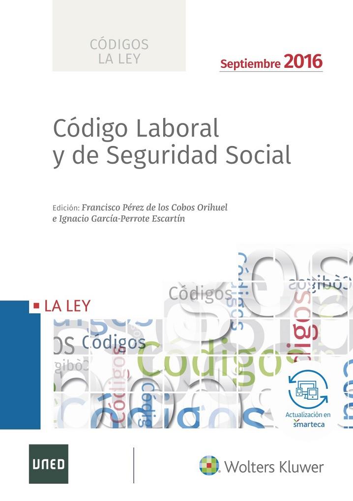 CODIGO LABORAL Y DE SEGURIDAD SOCIAL 2016 | 9788490205525 | REDACCIóN LA LEY | Galatea Llibres | Llibreria online de Reus, Tarragona | Comprar llibres en català i castellà online