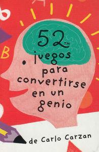 BARAJA 52 JUEGOS PARA CONVERTIRSE EN UN GENIO | 9788868216399 | CARZAN, CARLO | Galatea Llibres | Llibreria online de Reus, Tarragona | Comprar llibres en català i castellà online