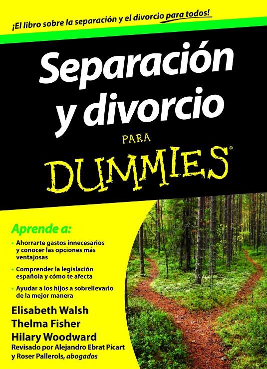 SEPARACIÓN Y DIVORCIO PARA DUMMIES | 9788432921469 | AA. VV. | Galatea Llibres | Librería online de Reus, Tarragona | Comprar libros en catalán y castellano online