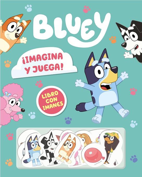 BLUEY. LIBRO JUGUETE - ¡IMAGINA Y JUEGA! LIBRO CON IMANES | 9788448869113 | Galatea Llibres | Llibreria online de Reus, Tarragona | Comprar llibres en català i castellà online