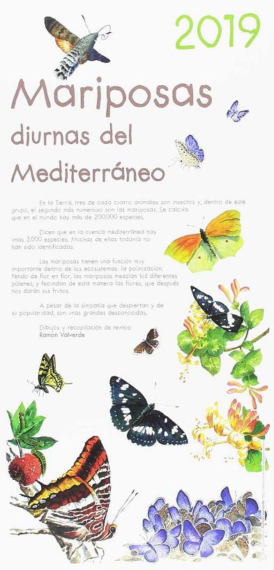 MARIPOSAS DIURNAS DEL MEDIERRÁNEO CALENDARIO 2019 | 9788409037858 | VALVERDE RUBIRALTA, RAMON/VALVERDE RUBIRALTA, RAMON | Galatea Llibres | Llibreria online de Reus, Tarragona | Comprar llibres en català i castellà online