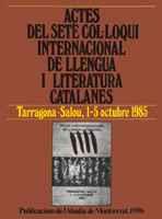 ACTES DEL SETE COL·LOQUI INTERNACIONAL DE LA LLENG | 9788472028173 | VARIOS AUTORES | Galatea Llibres | Llibreria online de Reus, Tarragona | Comprar llibres en català i castellà online