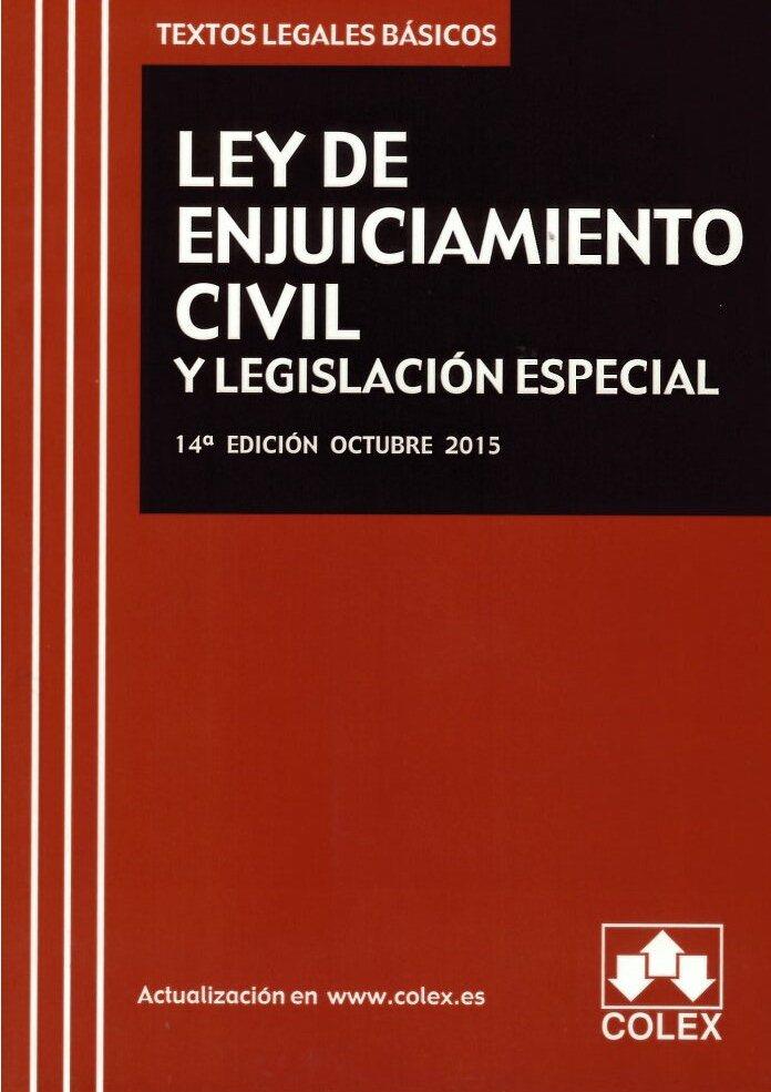 LEY DE ENJUICIAMIENTO CIVIL Y LEGISLACION ESPECIAL | 9788483424896 | Galatea Llibres | Llibreria online de Reus, Tarragona | Comprar llibres en català i castellà online