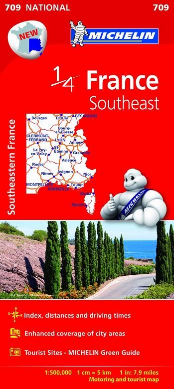 MAPA NATIONAL FRANCE SOUTHEAST | 9782067200739 | Galatea Llibres | Llibreria online de Reus, Tarragona | Comprar llibres en català i castellà online