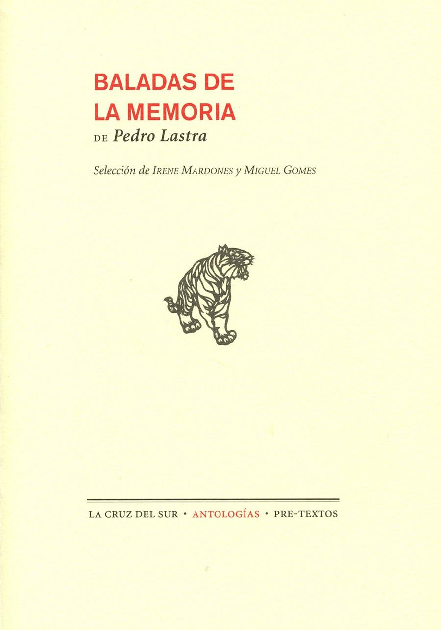 BALADAS DE LA MEMORIA | 9788492913831 | LASTRA, PEDRO | Galatea Llibres | Librería online de Reus, Tarragona | Comprar libros en catalán y castellano online