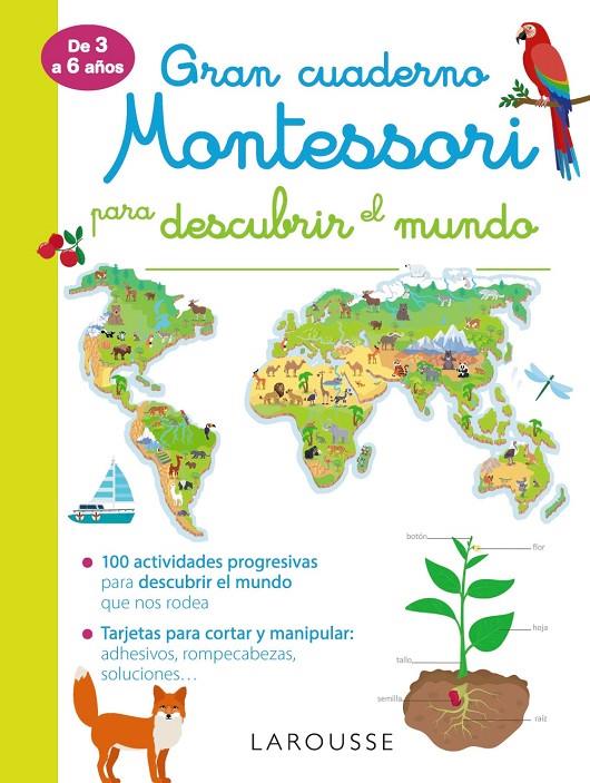 GRAN CUADERNO MONTESSORI PARA DESCUBRIR EL MUNDO | 9788417720261 | Galatea Llibres | Llibreria online de Reus, Tarragona | Comprar llibres en català i castellà online