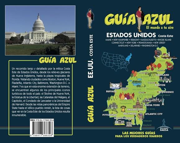 ESTADOS UNIDOS COSTA ESTE GUIA AZUL 2018 | 9788417368326 | MONREAL, MANUEL/CORONA, CLEMENTE | Galatea Llibres | Llibreria online de Reus, Tarragona | Comprar llibres en català i castellà online