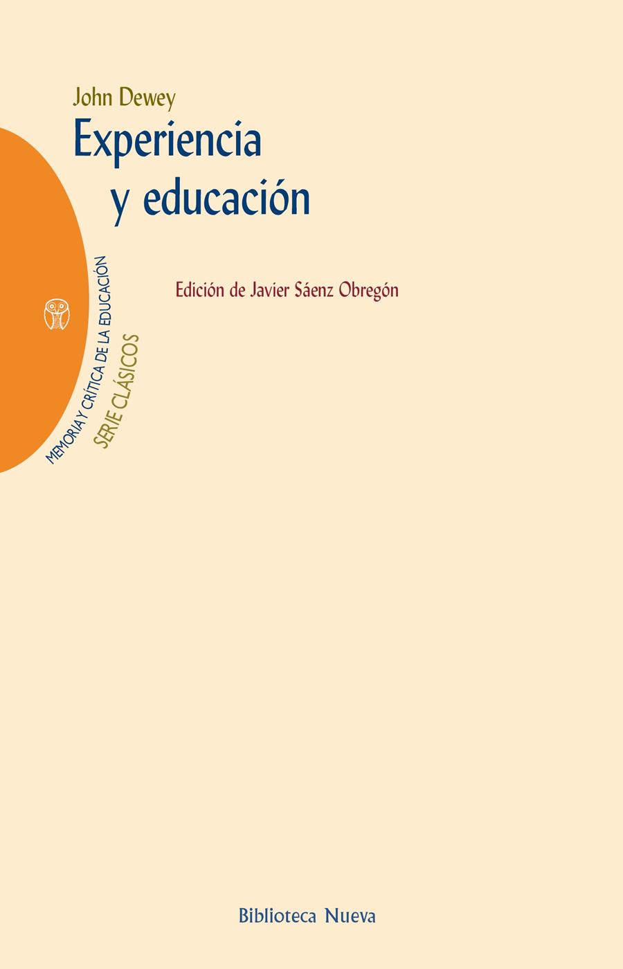 EXPERIENCIA Y EDUCACION | 9788497421089 | DEWEY, JOHN | Galatea Llibres | Llibreria online de Reus, Tarragona | Comprar llibres en català i castellà online