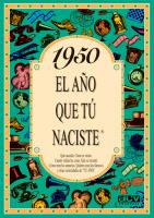 1950 AÑO QUE TU NACISTE, COMO SE VESTIA, CUANTO VALIAN LAS | 9788488907875 | COLLADO BASCOMPTE, ROSA (1950- ) | Galatea Llibres | Llibreria online de Reus, Tarragona | Comprar llibres en català i castellà online