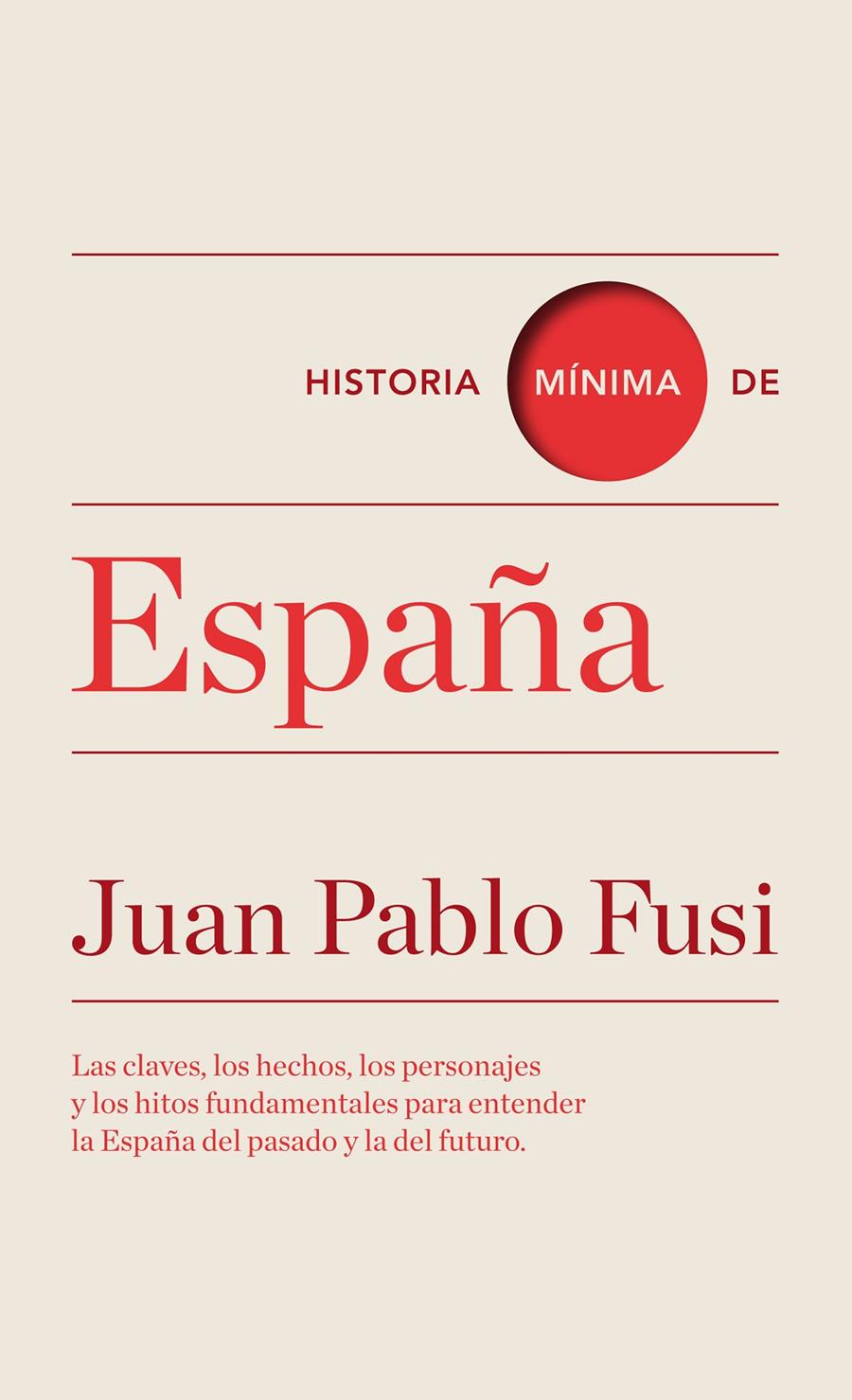 HISTORIA MÍNIMA DE ESPAÑA | 9788475066776 | FUSI, JUAN PABLO | Galatea Llibres | Llibreria online de Reus, Tarragona | Comprar llibres en català i castellà online