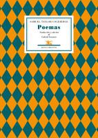 POEMAS | 9788484725237 | TAYLOR COLERIDGE, SAMUEL | Galatea Llibres | Llibreria online de Reus, Tarragona | Comprar llibres en català i castellà online