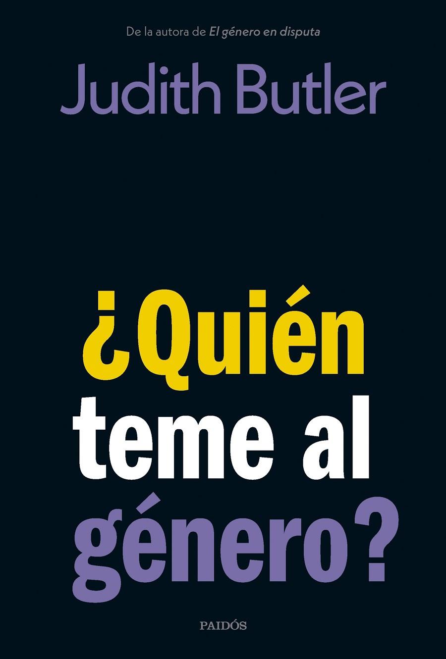 QUIÉN TEME AL GÉNERO? | 9788449342387 | BUTLER, JUDITH | Galatea Llibres | Llibreria online de Reus, Tarragona | Comprar llibres en català i castellà online