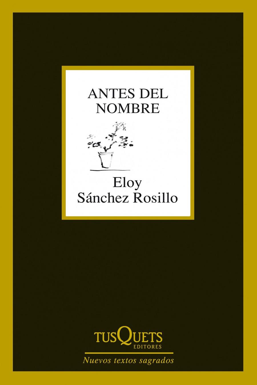 ANTES DEL NOMBRE | 9788483834619 | SÁNCHEZ ROSILLO, ELOY | Galatea Llibres | Librería online de Reus, Tarragona | Comprar libros en catalán y castellano online