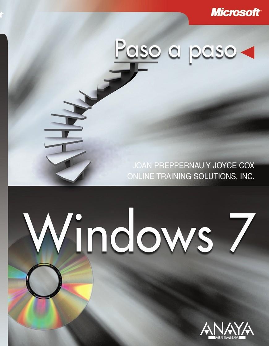 WINDOWS 7 PASO A PASO | 9788441526815 | PREPPERNAU, JOAN/COX, JOYCE | Galatea Llibres | Llibreria online de Reus, Tarragona | Comprar llibres en català i castellà online