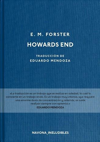 HOWARDS END | 9788417181468 | FORSTER, EDWARD MORGAN | Galatea Llibres | Llibreria online de Reus, Tarragona | Comprar llibres en català i castellà online