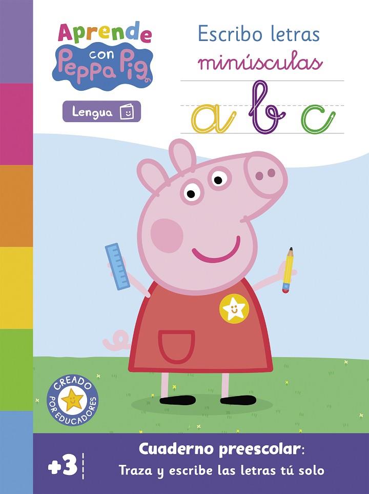 APRENDE CON PEPPA PIG - ESCRIBO LETRAS MINÚSCULAS | 9788448863623 | Galatea Llibres | Llibreria online de Reus, Tarragona | Comprar llibres en català i castellà online