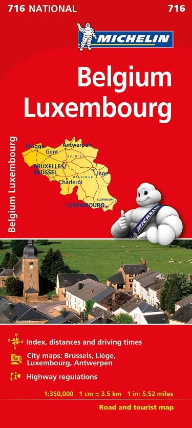 MAPA NACIONAL BÉLGICA LUXEMBURGO 1:350.000 | 9782067170698 | Galatea Llibres | Llibreria online de Reus, Tarragona | Comprar llibres en català i castellà online