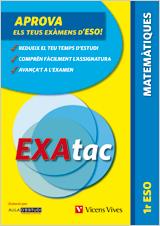 EXATAC 1 ESO MATEMATIQUES | 9788431696504 | AULA D'ESTUDI ASSESSORIA D'ESTUDI S.L. | Galatea Llibres | Llibreria online de Reus, Tarragona | Comprar llibres en català i castellà online