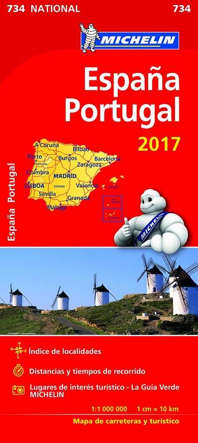 MAPA NATIONAL ESPAÑA - PORTUGAL 1:1.000.000 2017 | 9782067218932 | Galatea Llibres | Llibreria online de Reus, Tarragona | Comprar llibres en català i castellà online