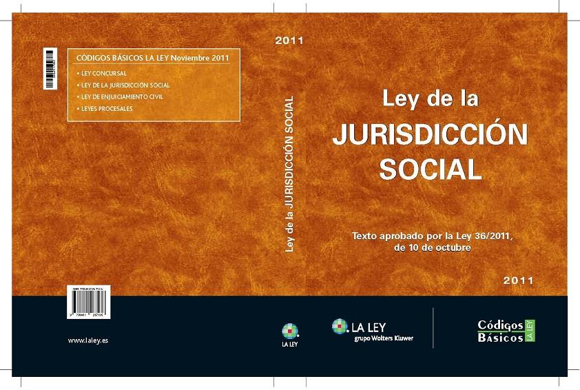 LEY DE LA JURISDICCIÓN SOCIAL 2011 | 9788481267136 | Galatea Llibres | Librería online de Reus, Tarragona | Comprar libros en catalán y castellano online