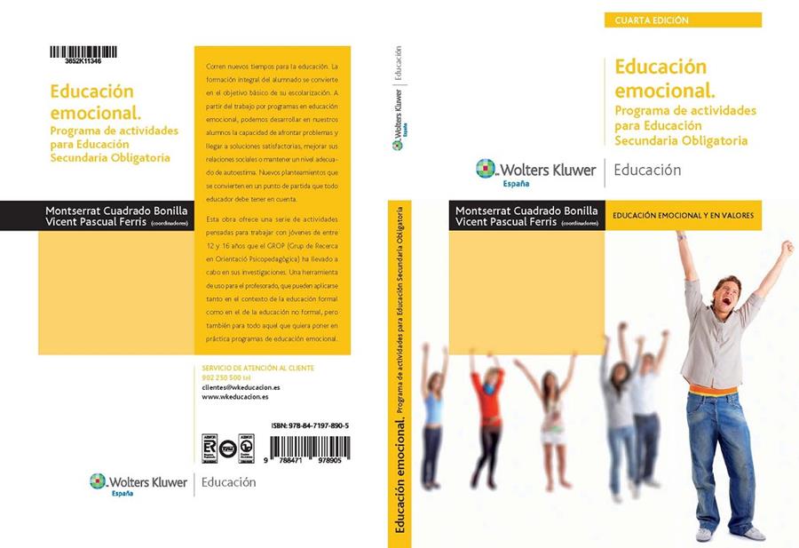 EDUCACION EMOCIONAL. PROGRAMA DE ACTIVIDADES PARA ESO | 9788471978905 | CUADRADO BONILLA, MONTSERRAT/PASCUAL FERRIS, VICENT | Galatea Llibres | Llibreria online de Reus, Tarragona | Comprar llibres en català i castellà online