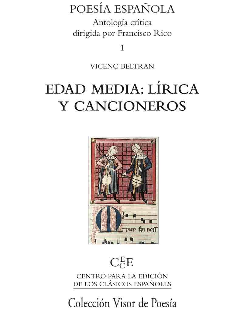 EDAD MEDIA: LIRICA Y CANCIONEROS | 9788475226989 | BELTRAN, VICENÇ | Galatea Llibres | Llibreria online de Reus, Tarragona | Comprar llibres en català i castellà online