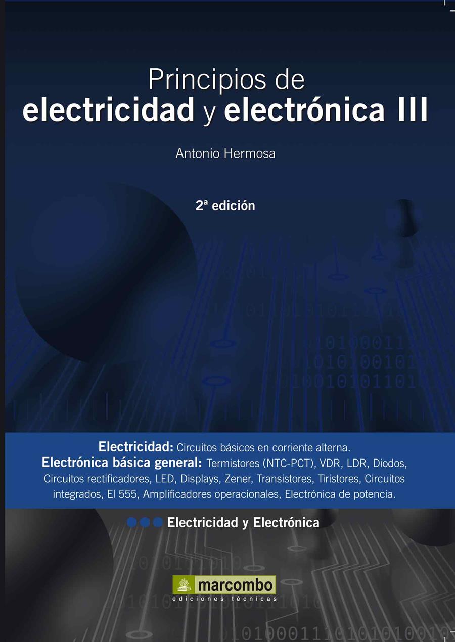 PRINCIPIOS DE ELECTRICIDAD Y ELECTRONICA III 2ªED | 9788426716934 | HERMOSA DONATE, ANTONIO | Galatea Llibres | Llibreria online de Reus, Tarragona | Comprar llibres en català i castellà online