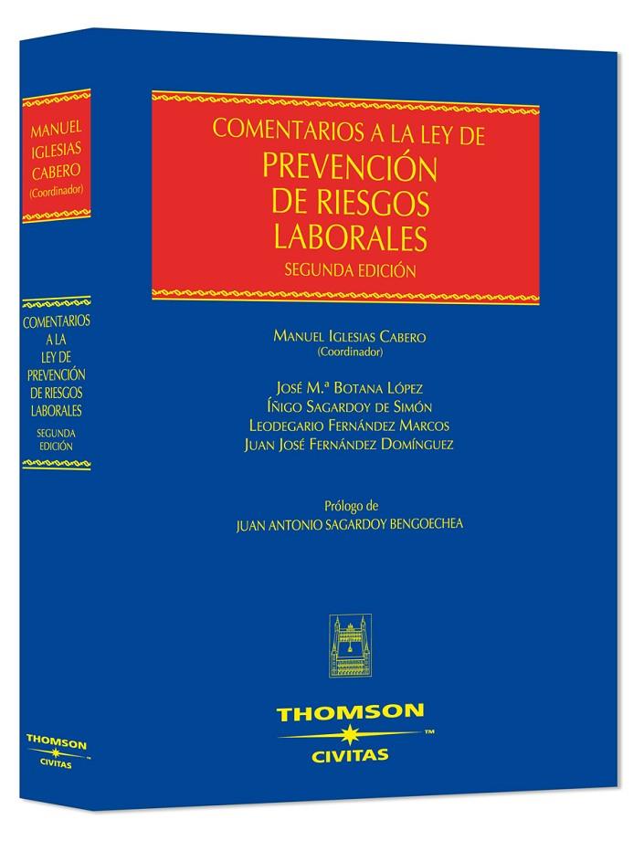 COMENTARIOS LEY PREVENCION  RIESGOS LABORALES 2ªED | 9788447031092 | BOTANA LOPEZ, JOSE Y OTROS | Galatea Llibres | Llibreria online de Reus, Tarragona | Comprar llibres en català i castellà online