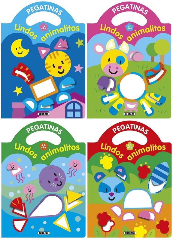 LINDOS ANIMALITOS PEGATINAS (4 TÍTULOS) | 9788467740028 | BUSQUETS, CARMEN | Galatea Llibres | Llibreria online de Reus, Tarragona | Comprar llibres en català i castellà online