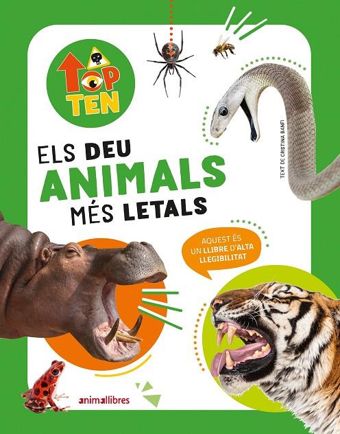 TOP TEN ELS DEU ANIMALS MÉS LETALS | 9788419659521 | BANFI, CRISTINA | Galatea Llibres | Librería online de Reus, Tarragona | Comprar libros en catalán y castellano online