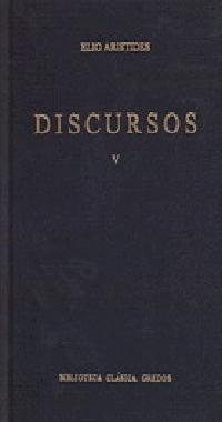 DISCURSOS V | 9788424919948 | ELIO ARISTIDES | Galatea Llibres | Librería online de Reus, Tarragona | Comprar libros en catalán y castellano online