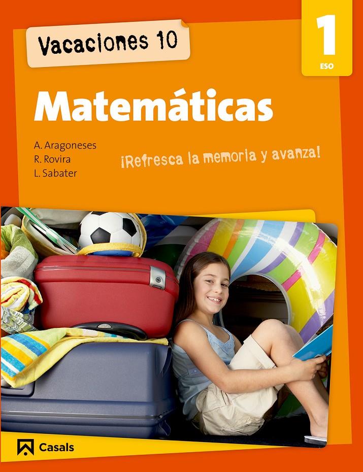 VACACIONES 10. MATEMÁTICAS 1 ESO | 9788421853191 | VARIOS AUTORES | Galatea Llibres | Llibreria online de Reus, Tarragona | Comprar llibres en català i castellà online