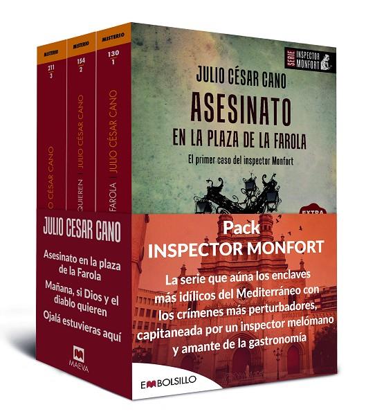 PACK INSPECTOR MONFORT 3 VOLS. | 9788418185731 | CANO, JULIO CÉSAR | Galatea Llibres | Llibreria online de Reus, Tarragona | Comprar llibres en català i castellà online