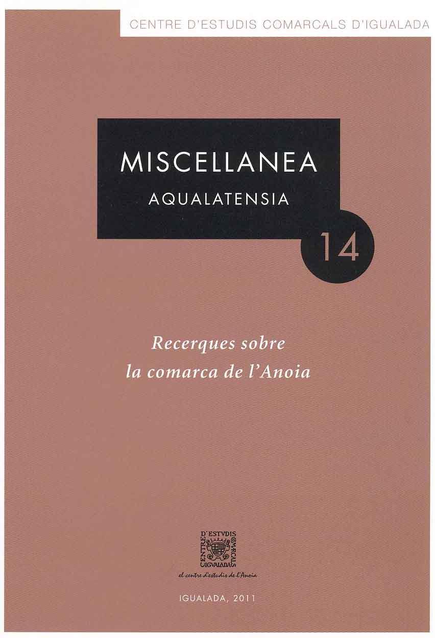 MISCELLANEA AQUALATENSIA 14 | 9788423207572 | AADD | Galatea Llibres | Librería online de Reus, Tarragona | Comprar libros en catalán y castellano online