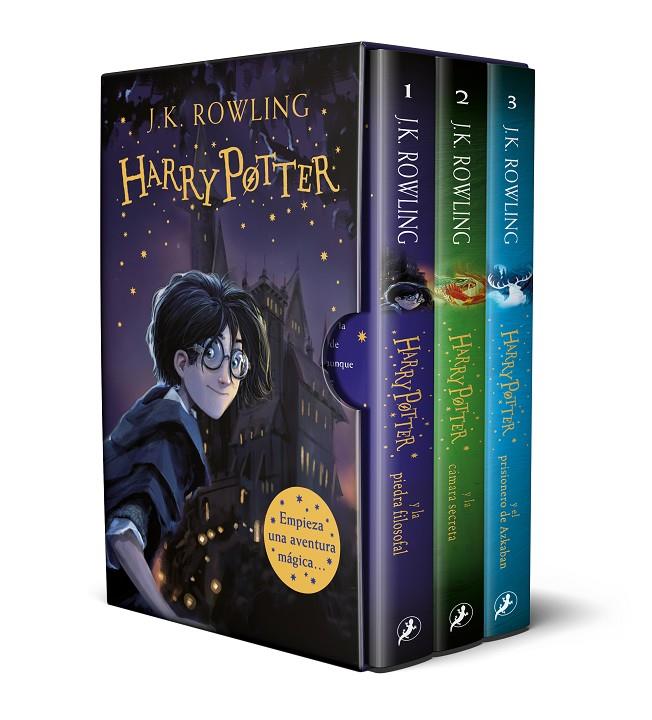 HARRY POTTER (ESTUCHE). LAS TRES PRIMERAS NOVELAS | 9788418796180 | ROWLING, J.K. | Galatea Llibres | Llibreria online de Reus, Tarragona | Comprar llibres en català i castellà online