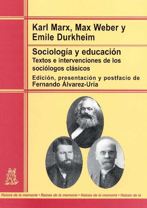 SOCIOLOGIA Y EDUCACION TEXTOS E INTERVENCIONES DE LOS SOCI | 9788471125170 | MARX, KARL | Galatea Llibres | Llibreria online de Reus, Tarragona | Comprar llibres en català i castellà online