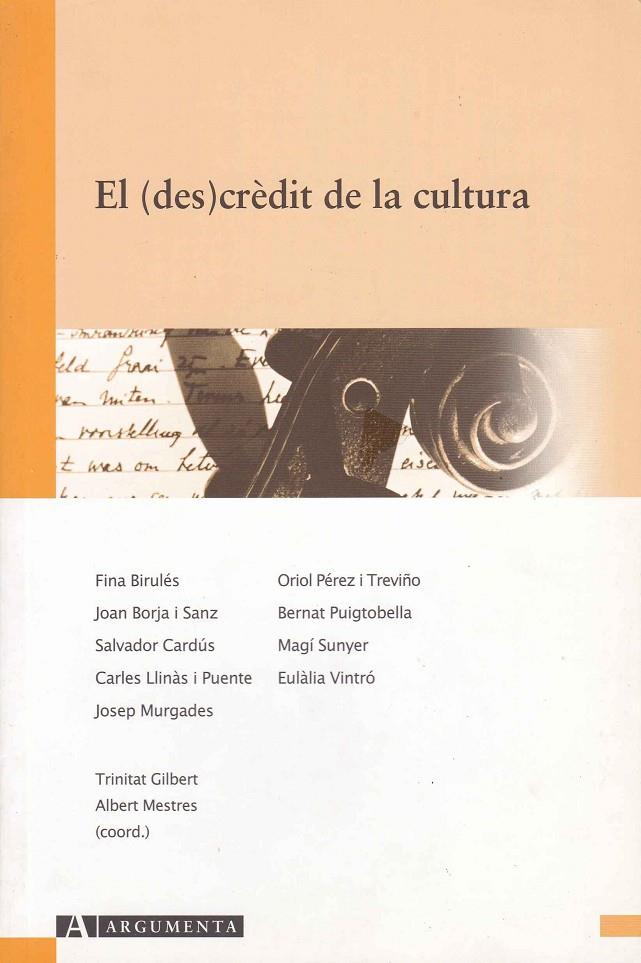 DESCREDIT CULTURA, EL | 9788496349049 | GILBERT, TRINITAT | Galatea Llibres | Librería online de Reus, Tarragona | Comprar libros en catalán y castellano online