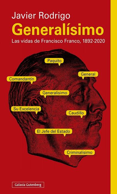 GENERALÍSIMO | 9788419075574 | RODRIGO, JAVIER | Galatea Llibres | Llibreria online de Reus, Tarragona | Comprar llibres en català i castellà online