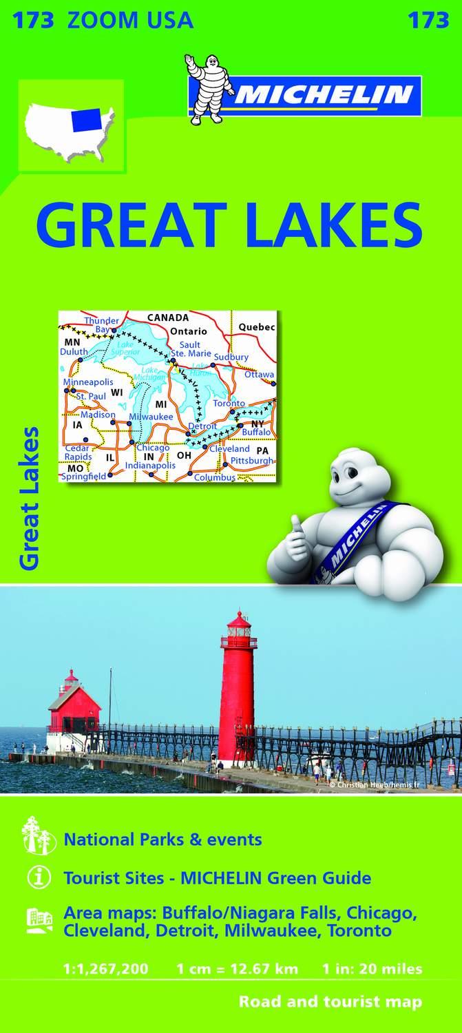 GREAT LAKES MAPA 173 MICHELIN 1:1 267 200 | 9782067190849 | VARIOS AUTORES | Galatea Llibres | Llibreria online de Reus, Tarragona | Comprar llibres en català i castellà online