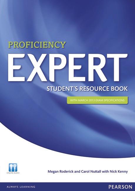 EXPERT PROFICIENCY STUDENT'S RESOURCE BOOK | 9781408299005 | RODERICK, MEGAN | Galatea Llibres | Llibreria online de Reus, Tarragona | Comprar llibres en català i castellà online