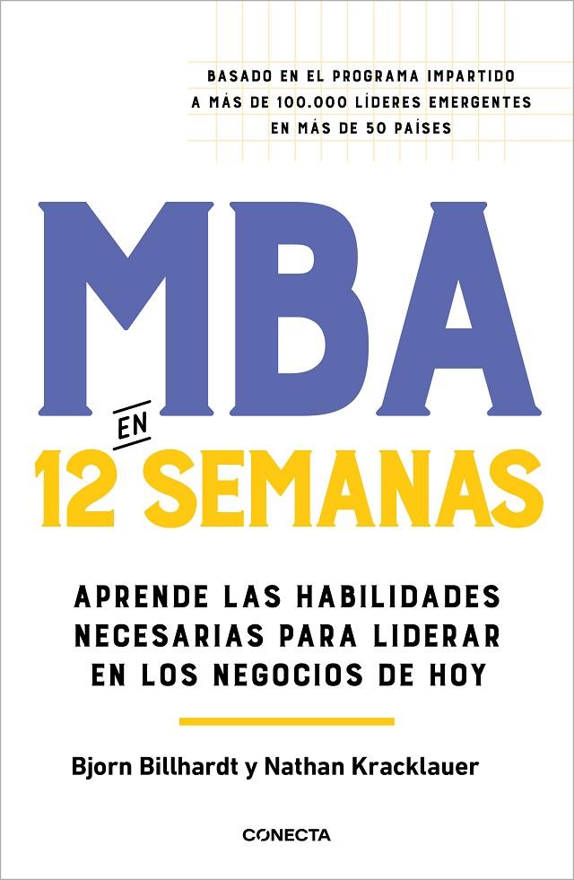 MBA EN 12 SEMANAS | 9788418053153 | BILLHARDT, BJORN/KRACKLAUER, NATHAN | Galatea Llibres | Llibreria online de Reus, Tarragona | Comprar llibres en català i castellà online