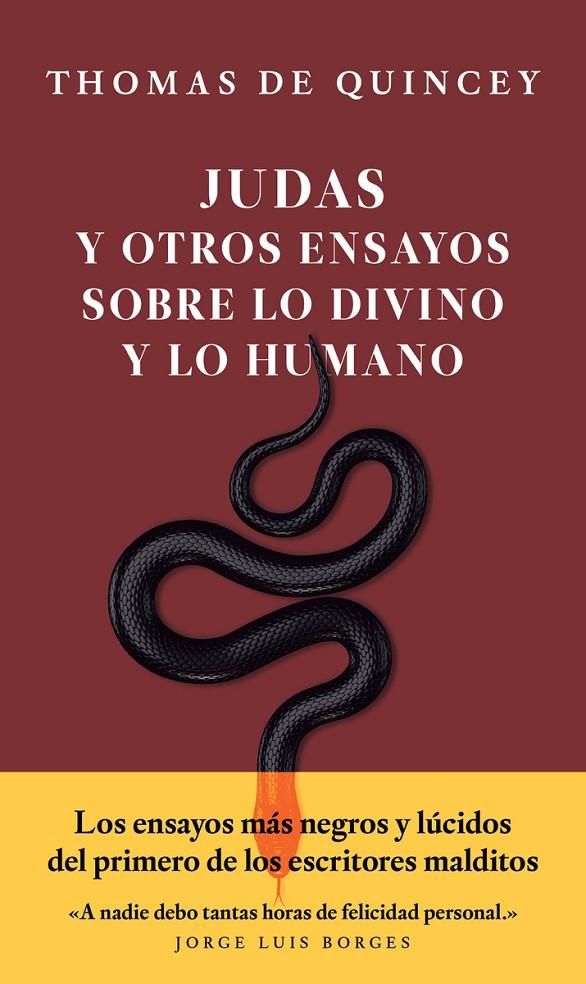 JUDAS Y OTROS ENSAYOS SOBRE LO DIVINO Y LO HUMANO | 9786079409876 | DE QUINCEY, THOMAS | Galatea Llibres | Llibreria online de Reus, Tarragona | Comprar llibres en català i castellà online