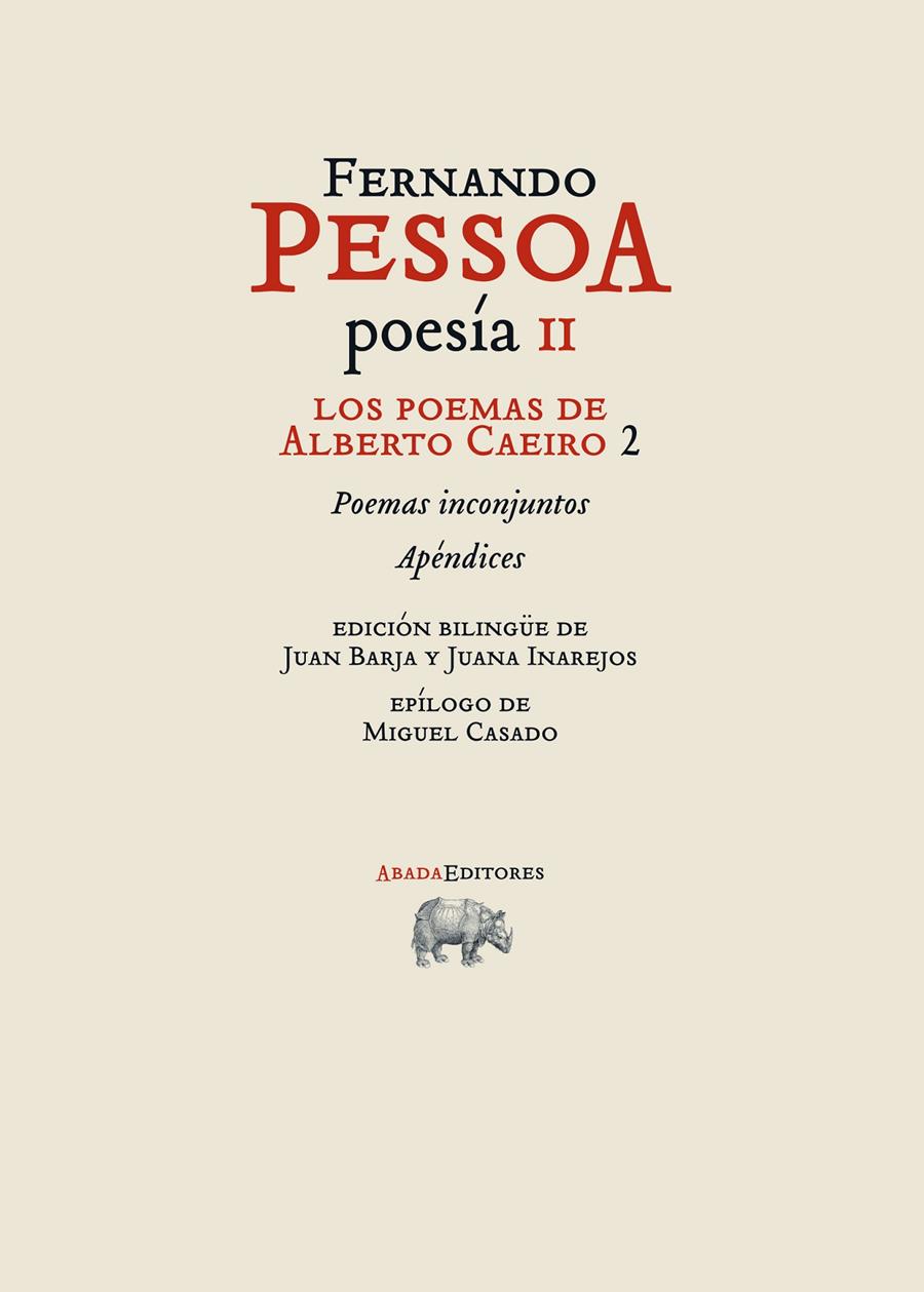 POEMAS DE ALBERTO CAEIRO 2 | 9788415289159 | PESSOA, FERNANDO | Galatea Llibres | Llibreria online de Reus, Tarragona | Comprar llibres en català i castellà online