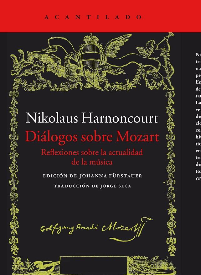 DIÁLOGOS SOBRE MOZART | 9788416011766 | HARNONCOURT, NIKOLAUS | Galatea Llibres | Llibreria online de Reus, Tarragona | Comprar llibres en català i castellà online