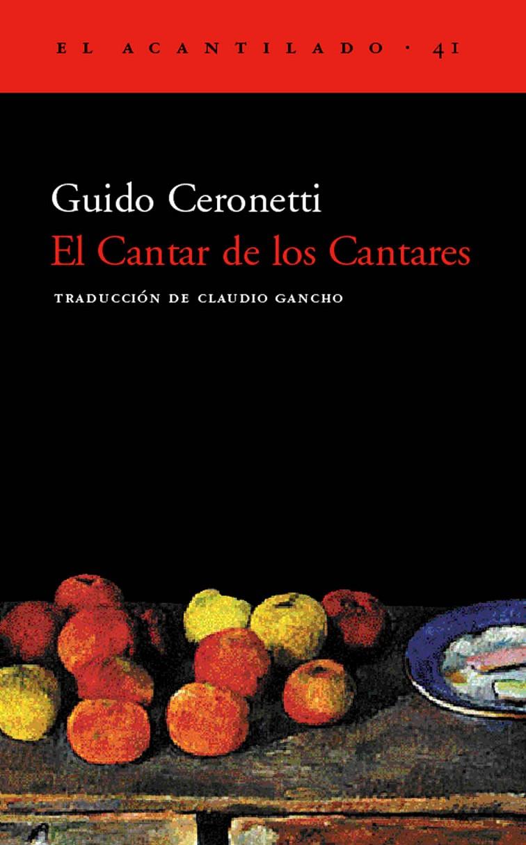 CANTAR DE LOS CANTARES  AC-41 | 9788495359414 | CERONETTI, GUIDO | Galatea Llibres | Llibreria online de Reus, Tarragona | Comprar llibres en català i castellà online