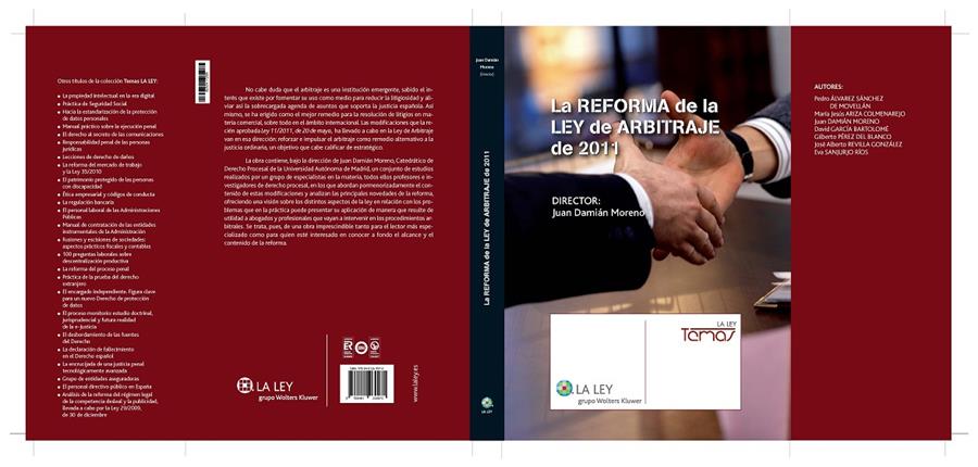 REFORMA DE LA LEY DE ARBITRAJE DE 2011 | 9788481269970 | CHOLBI CACHA; VICENTE MERINO MOL | Galatea Llibres | Llibreria online de Reus, Tarragona | Comprar llibres en català i castellà online